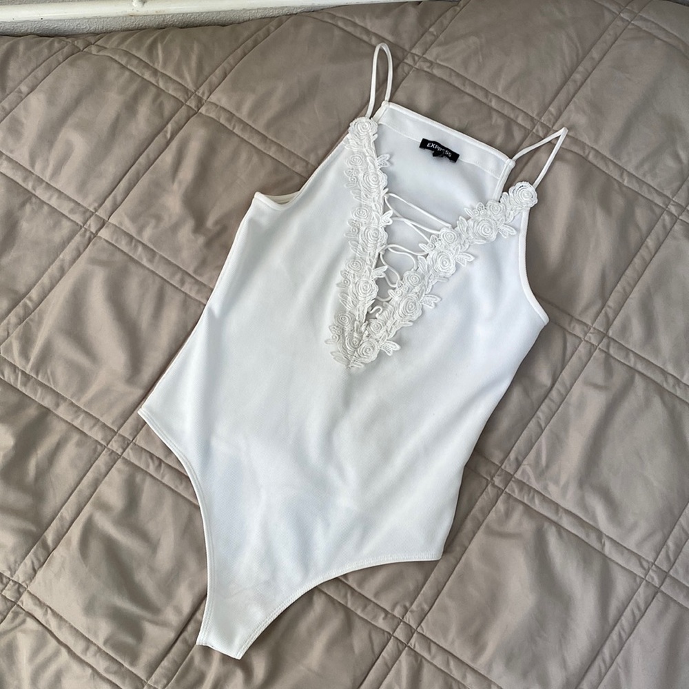 Express Deep V Bodysuit